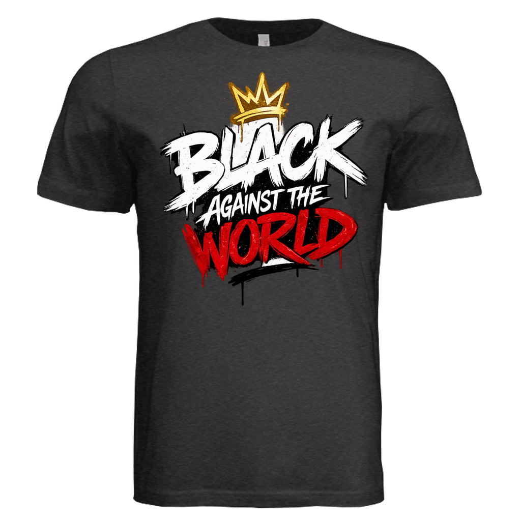 BLK HTHR TRIBLND - 3413C - FRONT